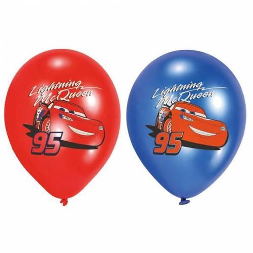 Cars Ballonnen Versiering 28cm 6st, Hobby en Vrije tijd, Feestartikelen, Nieuw, Verzenden