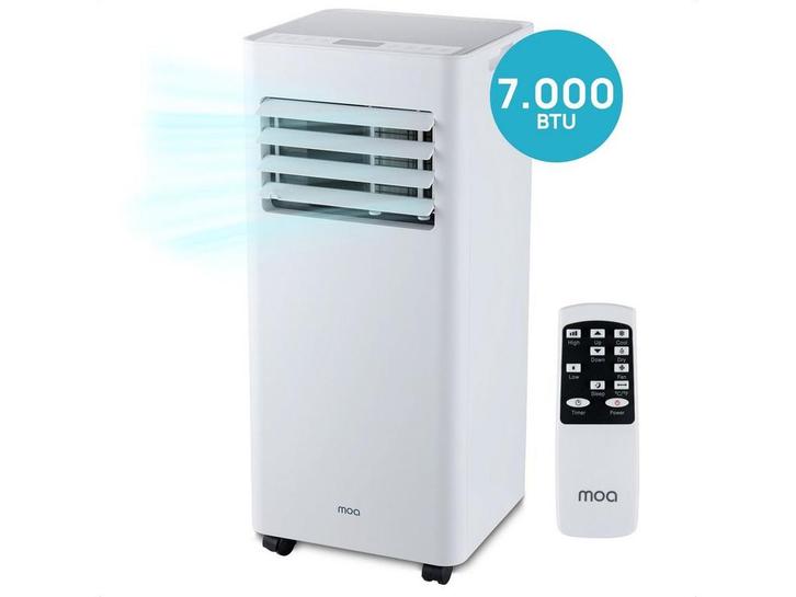 MOA PAC01W - Mobiele Airco - 7000 BTU - Tot 22m² - Met, Huis en Inrichting, Woonaccessoires | Overige, Nieuw, Verzenden