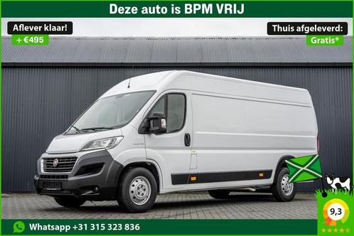 Fiat Ducato **2.3 MultiJet L4H2 | Euro 6 | 131 PK | Cruise |, Auto's, Bestelauto's, Lease, Handgeschakeld, Wit, Fiat, Grijs, Stof