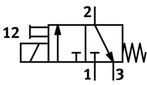 Festo 3/2 NC Monostabiele Lucht Magneetventiel Aansluitplaat, Verzenden, Nieuw
