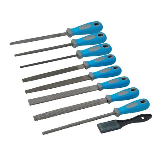 Silverline Complete vijl- en raspenset - 9-delig - Inclus..., Doe-het-zelf en Verbouw, Gereedschap | Handgereedschap, Nieuw, Ophalen of Verzenden
