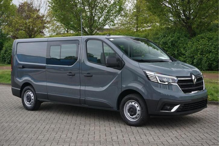 Renault Trafic Dubbele Cabines | vanaf €217 p/mnd, Auto's, Bestelauto's, Diesel, Renault, ABS, Achteruitrijcamera, Airbags, Airconditioning