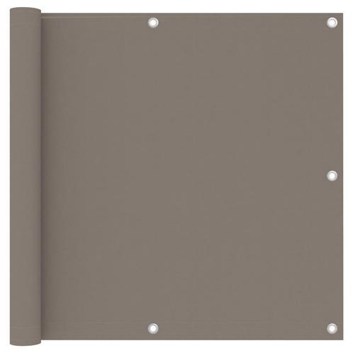 Taupe Balkonscherm Oxford | OP=OP | 35% Korting, Tuin en Terras, Tuinschermen, Nieuw, Overige materialen, Minder dan 100 cm, 200 cm of meer