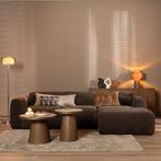 40% Korting: Hoekbank Maine chenille stof bruin rechts, Ophalen, Zo goed als nieuw, Scandinavisch, Vintage, Modern