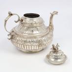 Trekpot 19e eeuw - Naar 18e-eeuws voorbeeld - Theepot - .934, Antiek en Kunst, Antiek | Goud en Zilver
