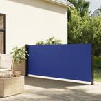vidaXL Windscherm uittrekbaar 140x500 cm blauw, Verzenden, Nieuw