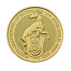 Gouden Queens Beasts - White Greyhound 2021 1 troy ounce, Postzegels en Munten, Edelmetalen en Baren, Verzenden