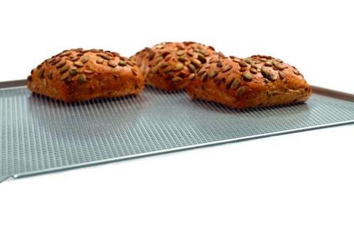 Bakplaat geperforeerd aluminium | 3 zijden rand |, Zakelijke goederen, Horeca | Keukenapparatuur, Nieuw in verpakking, Verzenden