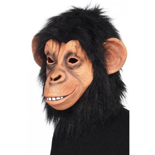 Chimpansee masker van latex - Dieren maskers, Hobby en Vrije tijd, Feestartikelen, Verzenden