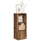 vidaXL Boekenkast 31x24x77 cm bewerkt hout oud houtkleurig, Huis en Inrichting, Verzenden, Nieuw, Overige houtsoorten