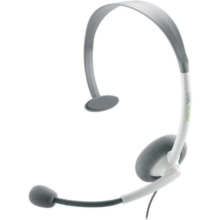 Microsoft Xbox 360 Headset 1.8 meter - Wit (Nieuw), Spelcomputers en Games, Spelcomputers | Xbox | Accessoires, Nieuw, Verzenden