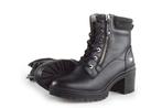 Mustang Veterboots in maat 38 Zwart | 10% extra korting, Kleding | Dames, Schoenen, Verzenden, Zwart, Overige typen, Zo goed als nieuw