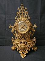 Tafelklok Regency Verguld brons - 1850-1900, Antiek en Kunst, Antiek | Klokken