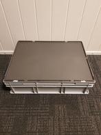 80x60x22 Kunststof bak met deksel, grijs, PP, vlakke, Doe-het-zelf en Verbouw, Overige Doe-het-zelf en Verbouw, Ophalen of Verzenden