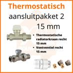 Eco 4 Thermostatisch M30 aansluitpakket 2 t.b.v. 15 mm buis, Ophalen of Verzenden, Nieuw, Radiator, Hoog rendement (Hr)