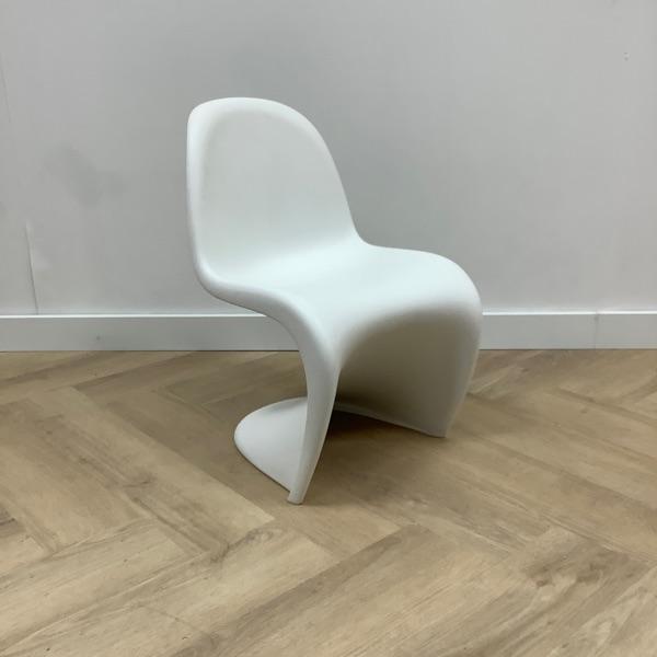 Vitra Panton Junior, Kinder Design stoel, mat wit, Huis en Inrichting, Stoelen, Eén, Wit, Gebruikt, Stof, Ophalen of Verzenden