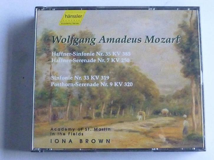 Mozart - Haffner Sinfonie 35, Serenade 7 / Iona Brown (2 CD), Cd's en Dvd's, Cd's | Klassiek, Zo goed als nieuw, Verzenden