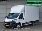 Peugeot Boxer 165PK Bakwagen Achterdeuren Navi Airco Cruise, Centrale vergrendeling, Stof, Gebruikt, Euro 6