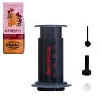 Aeropress Coffee Maker + Bristot Ethiopia bonen, Ophalen of Verzenden, Nieuw