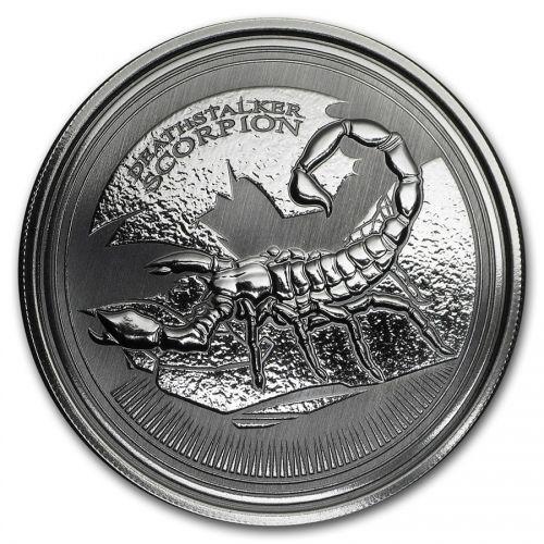 Chad - Scorpion 1 oz 2017 (50.000 oplage), Postzegels en Munten, Munten | Afrika, Losse munt, Zilver, Overige landen, Verzenden