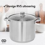 2dekans | Infinity Goods Soeppan - Glazen Deksel - 9L - 24, Huis en Inrichting, Keuken | Potten en Pannen, Ophalen of Verzenden