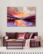 Ellis Hollering - XXL Abstract landschap - Where the Sky