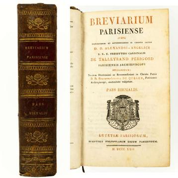 Brevarium Parisienne (1822) beschikbaar voor biedingen