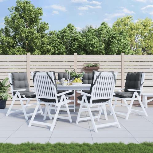 vidaXL Stoelkussens 6 st lage rug oxford stof, Huis en Inrichting, Woonaccessoires | Kussens, Nieuw, Verzenden