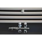 Riko Set Onderblok Compleet Recht - 16x2.0+15 Knel - Chroom, Doe-het-zelf en Verbouw, Verwarming en Radiatoren, Ophalen of Verzenden