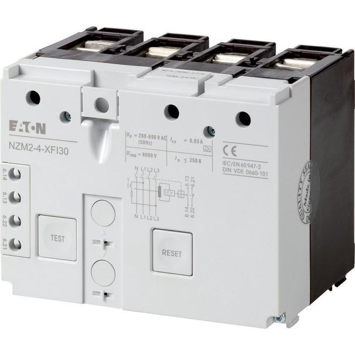 Eaton NZM2-4-XFI30 aardlekschakelaar 30mA 4P - 292343, Doe-het-zelf en Verbouw, Elektra en Kabels, Overige typen, Nieuw, Verzenden