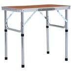 vidaXL Campingtafel inklapbaar 60x45 cm aluminium, Verzenden, Nieuw