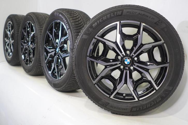 BMW X3 X4 G01 G02 887M 19 inch velgen Michelin Runflat Winte, Auto-onderdelen, Banden en Velgen, Velg(en), Gebruikt, 19 inch, Winterbanden