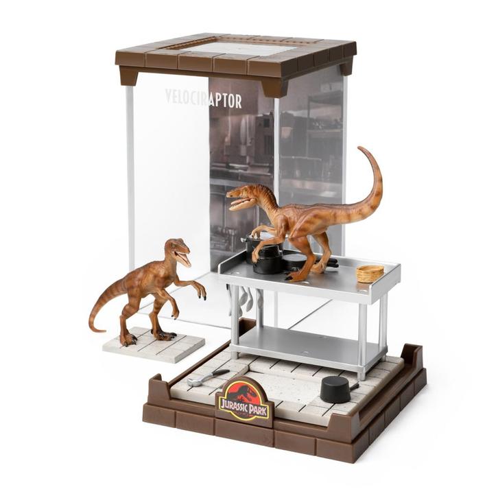 Jurassic Park Creature PVC Diorama Velociraptors 18 cm, Verzamelen, Film en Tv, Nieuw, Ophalen of Verzenden