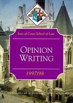 Inns of Court Bar Manuals: Opinion Writing by Inns of Court, Boeken, Taal | Engels, Gelezen, Inns of Court School of Law, Verzenden