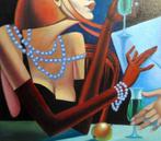 Mikoaj Matusiewicz - Randka, Antiek en Kunst, Kunst | Schilderijen | Modern