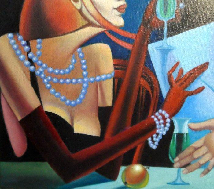 Mikoaj Matusiewicz - Randka, Antiek en Kunst, Kunst | Schilderijen | Modern