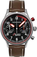 Bauhaus 2576-2 Aviation Eurofighter Typhoon horloge, Overige merken, Staal, Verzenden, Polshorloge