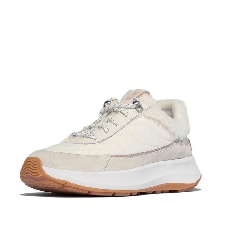 -0% FitFlop  FitFlop F-mode flow shearling-mix sneakers  maa, Kleding | Dames, Schoenen, Nieuw, Verzenden