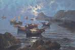 Mario Galanti (1923-1998) - Pescatori allalba - XL format