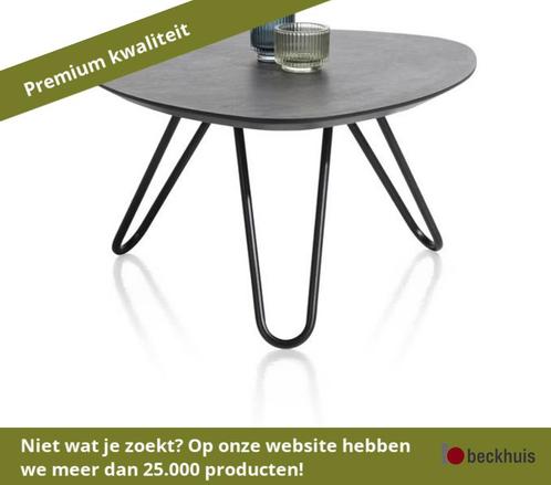 XOOON Masura salontafel HPL/metaal - Antraciet, Huis en Inrichting, Tafels | Salontafels, Nieuw, Overige materialen, Ophalen of Verzenden