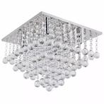 TooLight Kristallen plafondlamp - luxueus design - chroom..., Ophalen of Verzenden, Nieuw