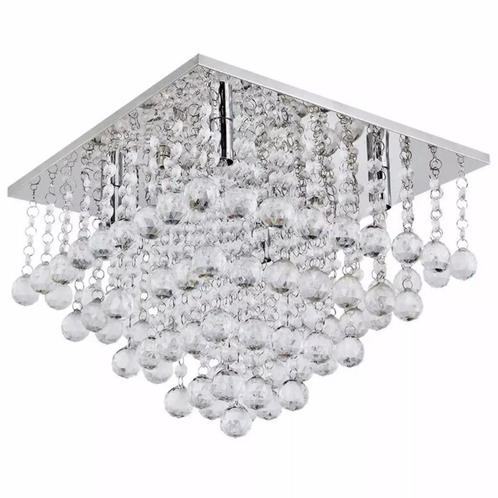 TooLight Kristallen plafondlamp - luxueus design - chroom..., Huis en Inrichting, Lampen | Plafondlampen, Nieuw, Ophalen of Verzenden