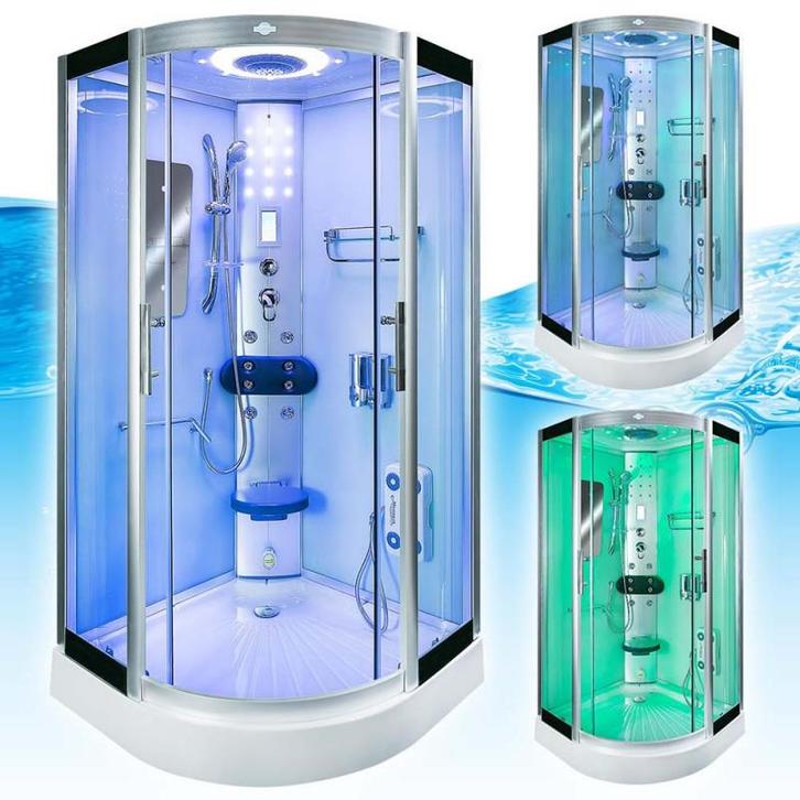 Stoomcabine Palma 90X90X215 (Stoomcabines, Badkamer), Doe-het-zelf en Verbouw, Sanitair, Nieuw, Ophalen of Verzenden