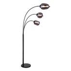 Vloerlamp BLACKT Glas 175.0cm Matt zwart, Huis en Inrichting, Lampen | Vloerlampen, Nieuw, Ophalen of Verzenden, Metaal