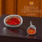 Zilver - 2-delige sieradenset - Broche + hanger