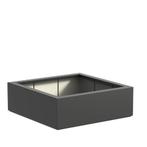 Polyester plantenbak 120x120x40cm - Met bodem, Nieuw, Vierkant, Kunststof, Tuin