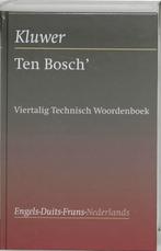 Ten Bosch viertalig technisch woordenboek Enge 9789055761449, Zo goed als nieuw