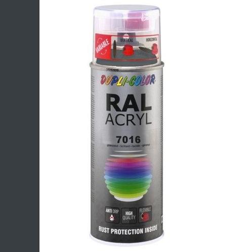 Dupli-Color Ral Acryl Ral 7016 Antraciet grijs Hoogglans 400, Doe-het-zelf en Verbouw, Verf, Beits en Lak, Nieuw, Ophalen of Verzenden