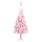 vidaXL Kunstkerstboom met verlichting en kerstballen 120 cm, Diversen, Kerst, Verzenden, Nieuw