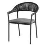 Sienna dining tuinstoel stapelbaar rope antraciet Taste4SO, Tuin en Terras, Tuinstoelen, Ophalen of Verzenden, Nieuw